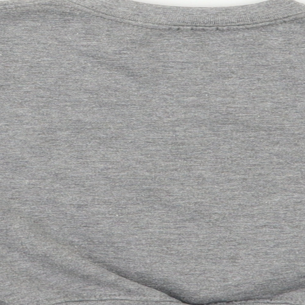 Preworn Baby Grey Basic Blouse Size 3-6 Months