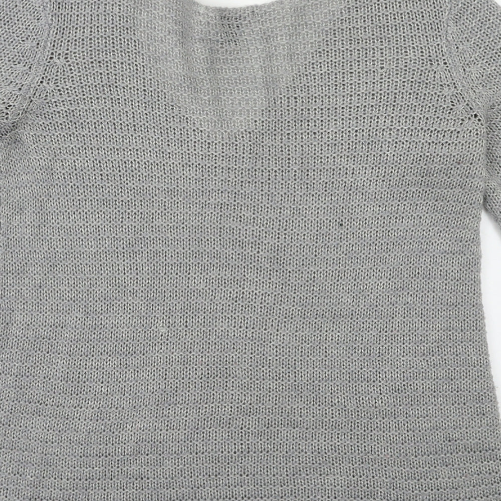 H&M Womens Grey Pullover Jumper Size S