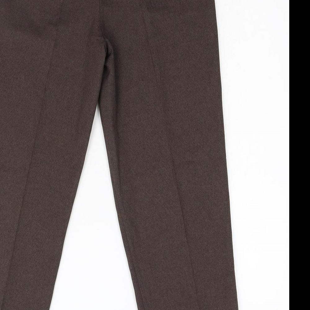 Bonmarché Womens Brown Trousers Size 10 L28 in