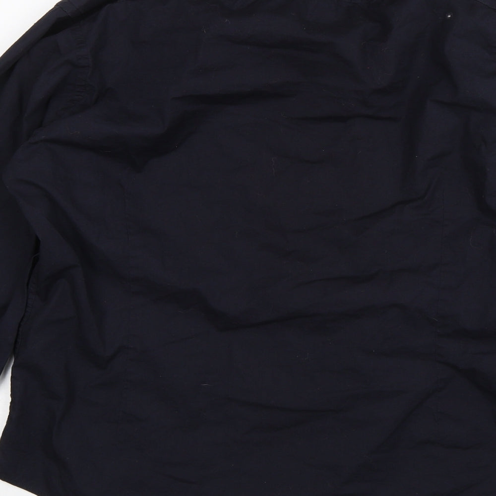 Holland Esquire Mens Blue Button-Up Size M