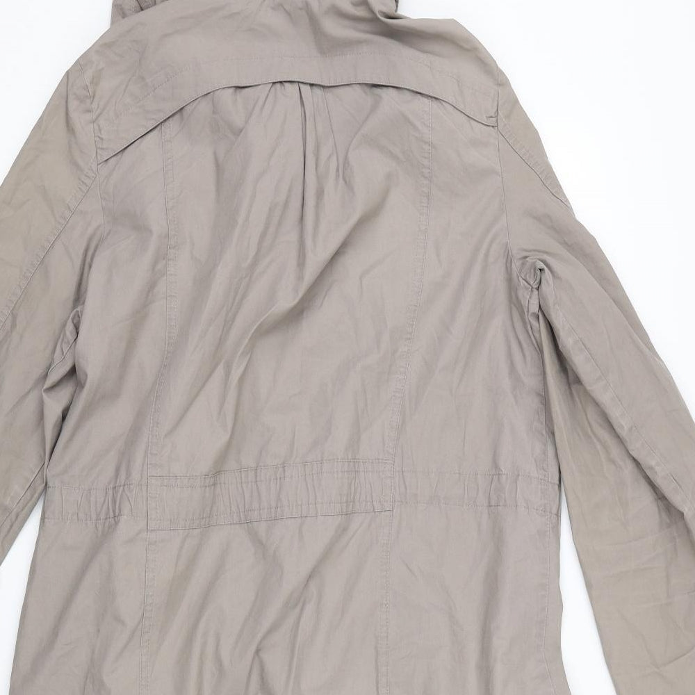 Denim Co Womens Grey Jacket Coat Size 10