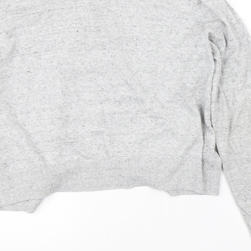 H&M Womens Grey Cardigan Jumper Size M