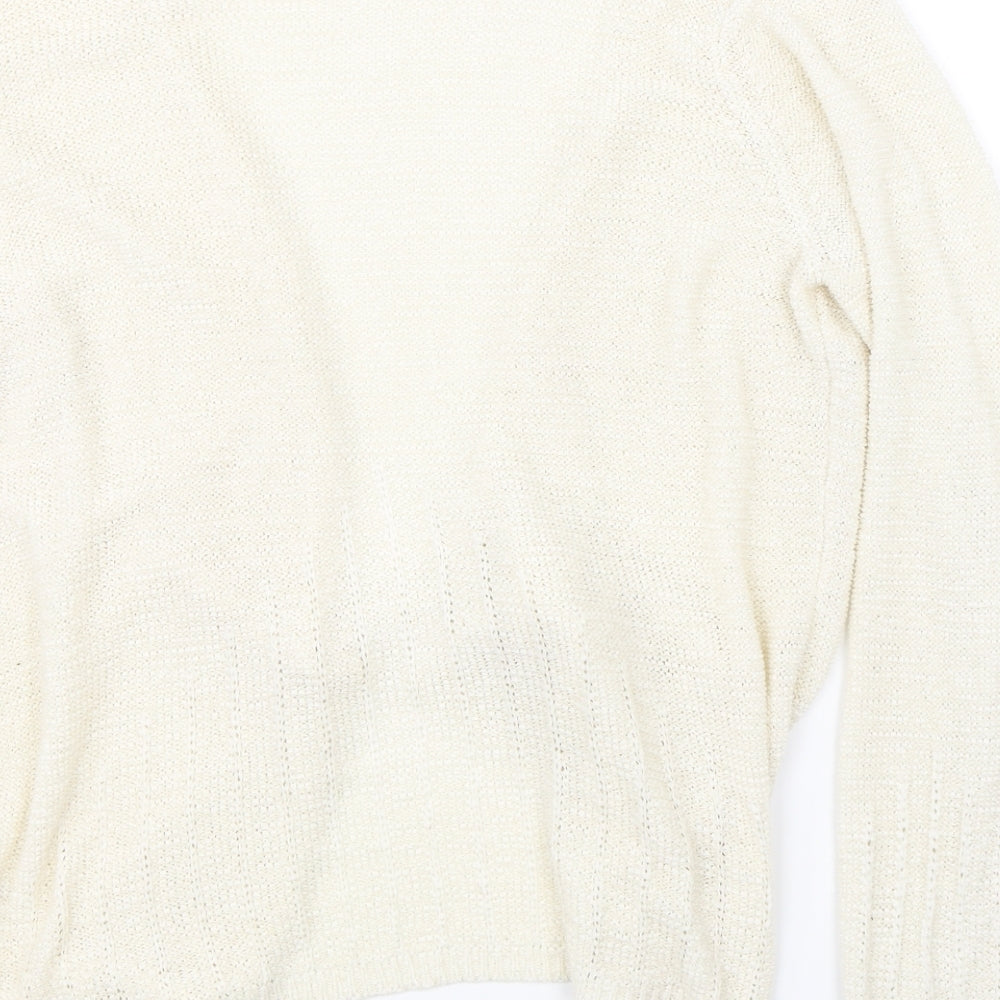 Bonmarché Womens Beige Cardigan Jumper Size M