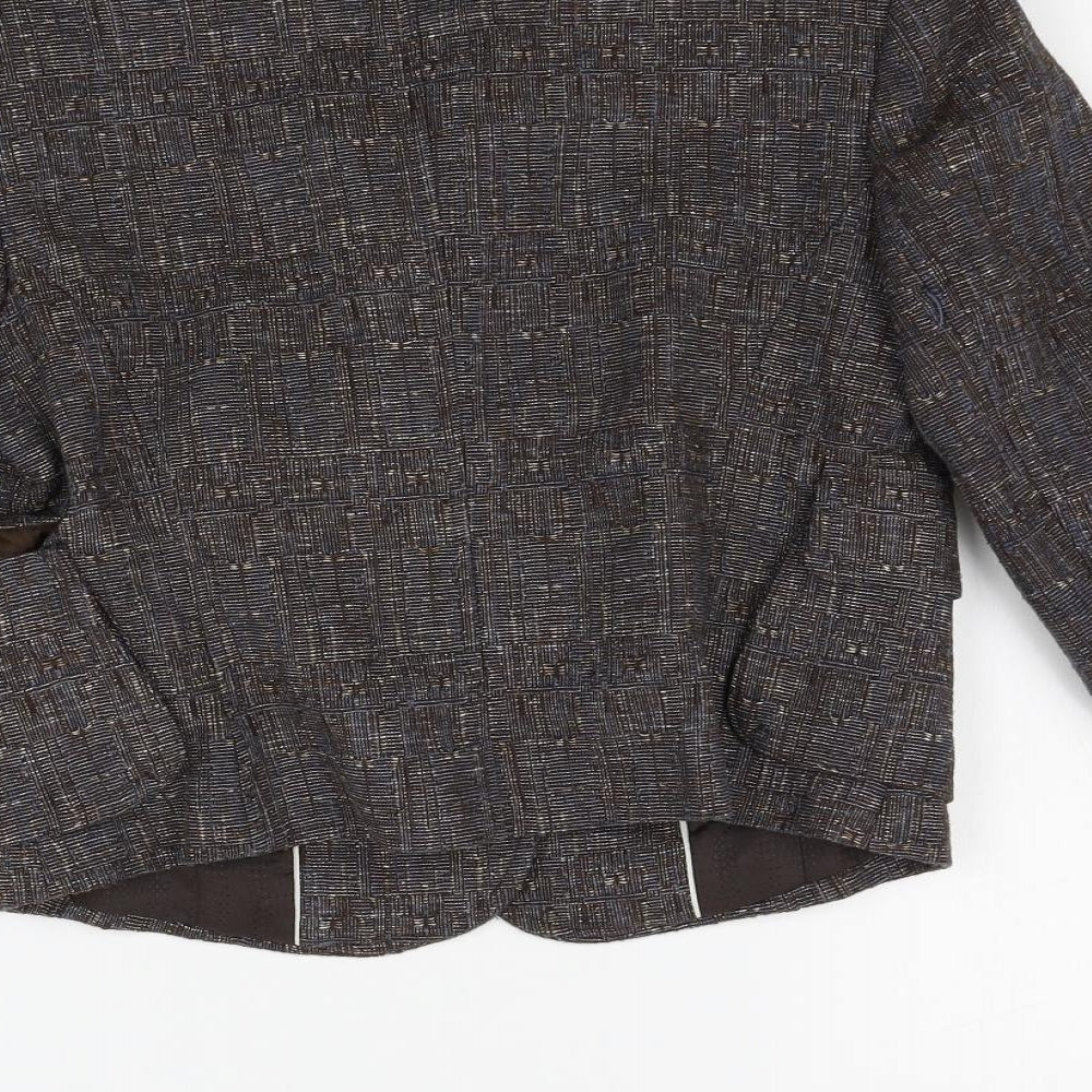 NEXT Womens Brown Jacket Blazer Size L