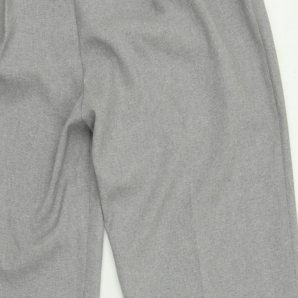 Emma Collection Womens Grey Trousers Size 18 L26 in