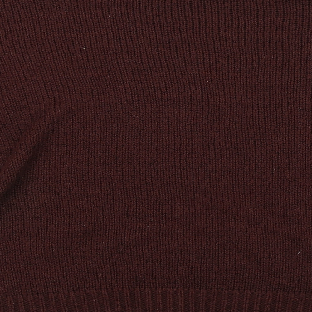 New Look Womens Red Pullover Jumper Size M