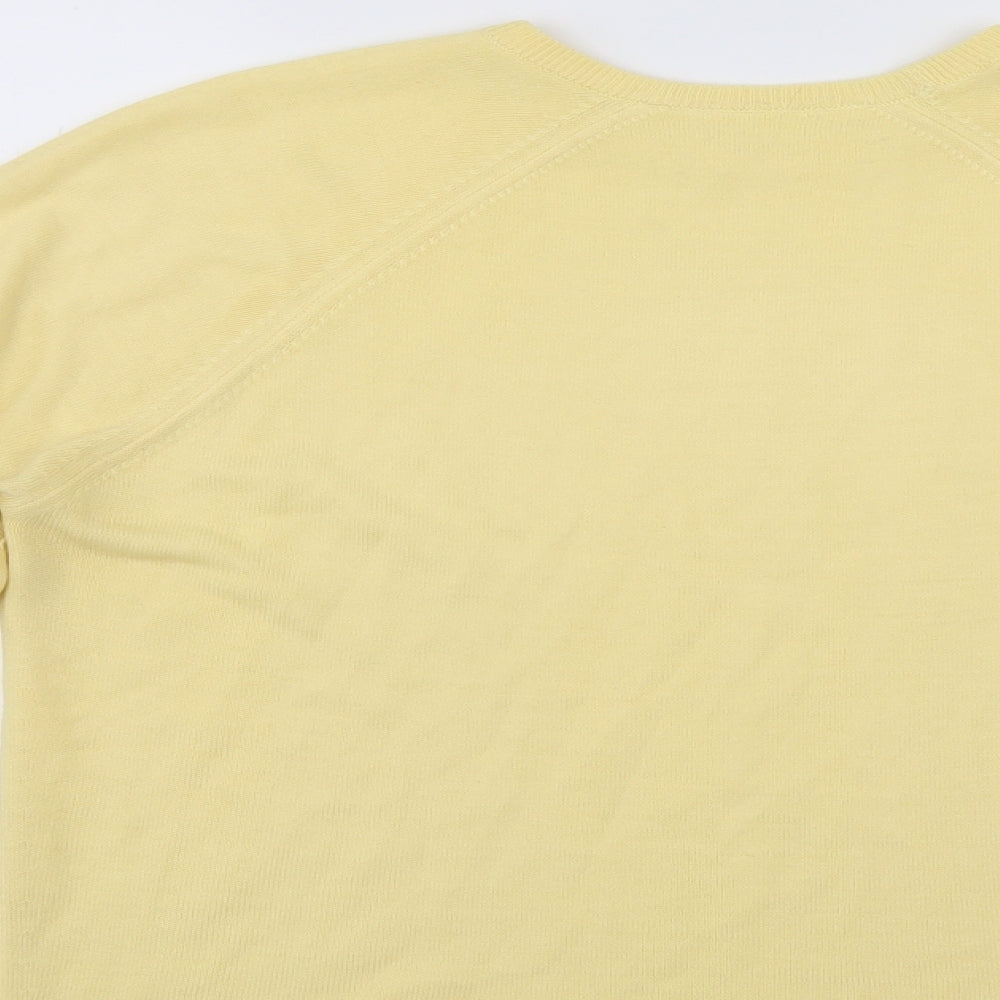 Preworn Womens Yellow Pullover Jumper