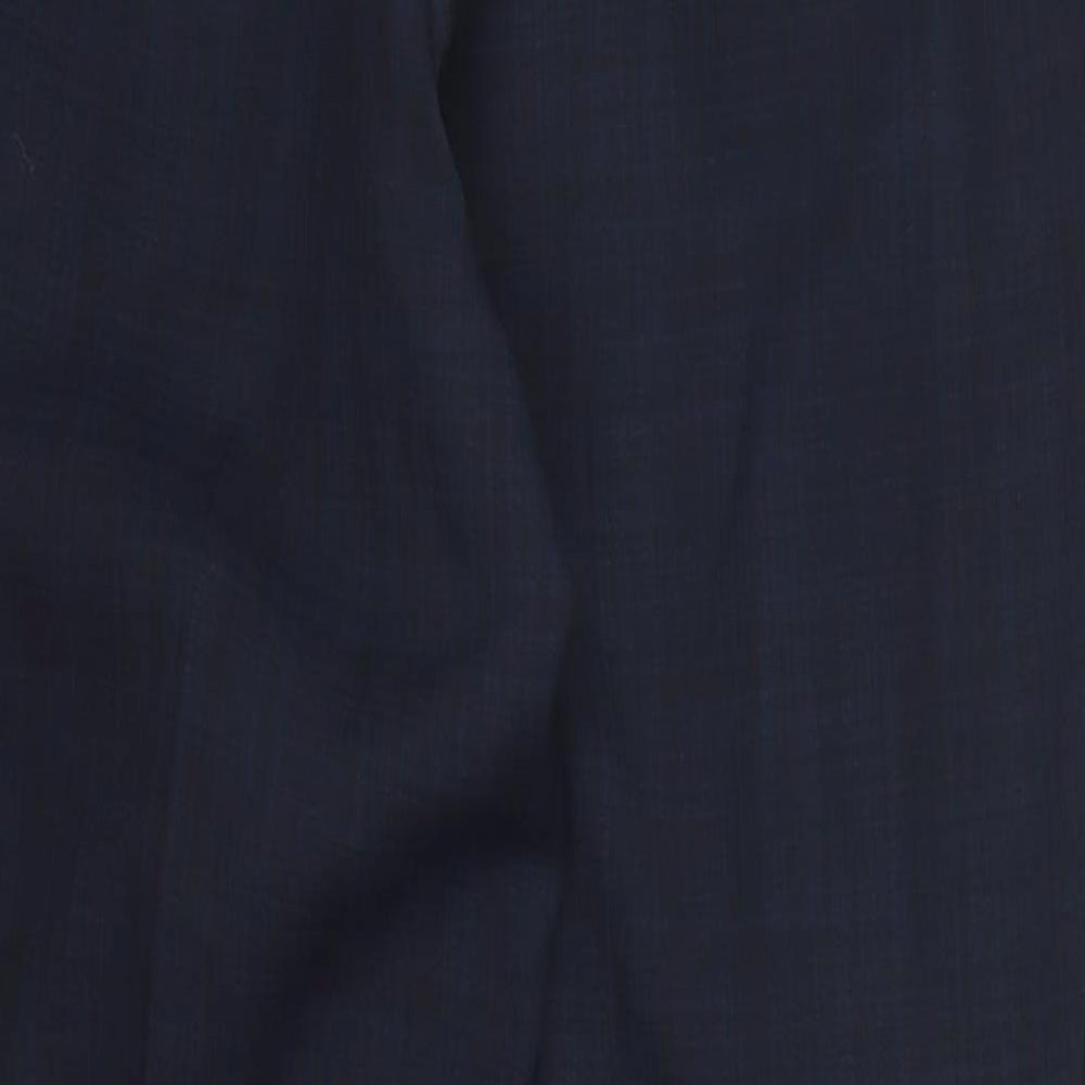 Marks & Spencer Womens Blue Trousers Size 12 L26 in