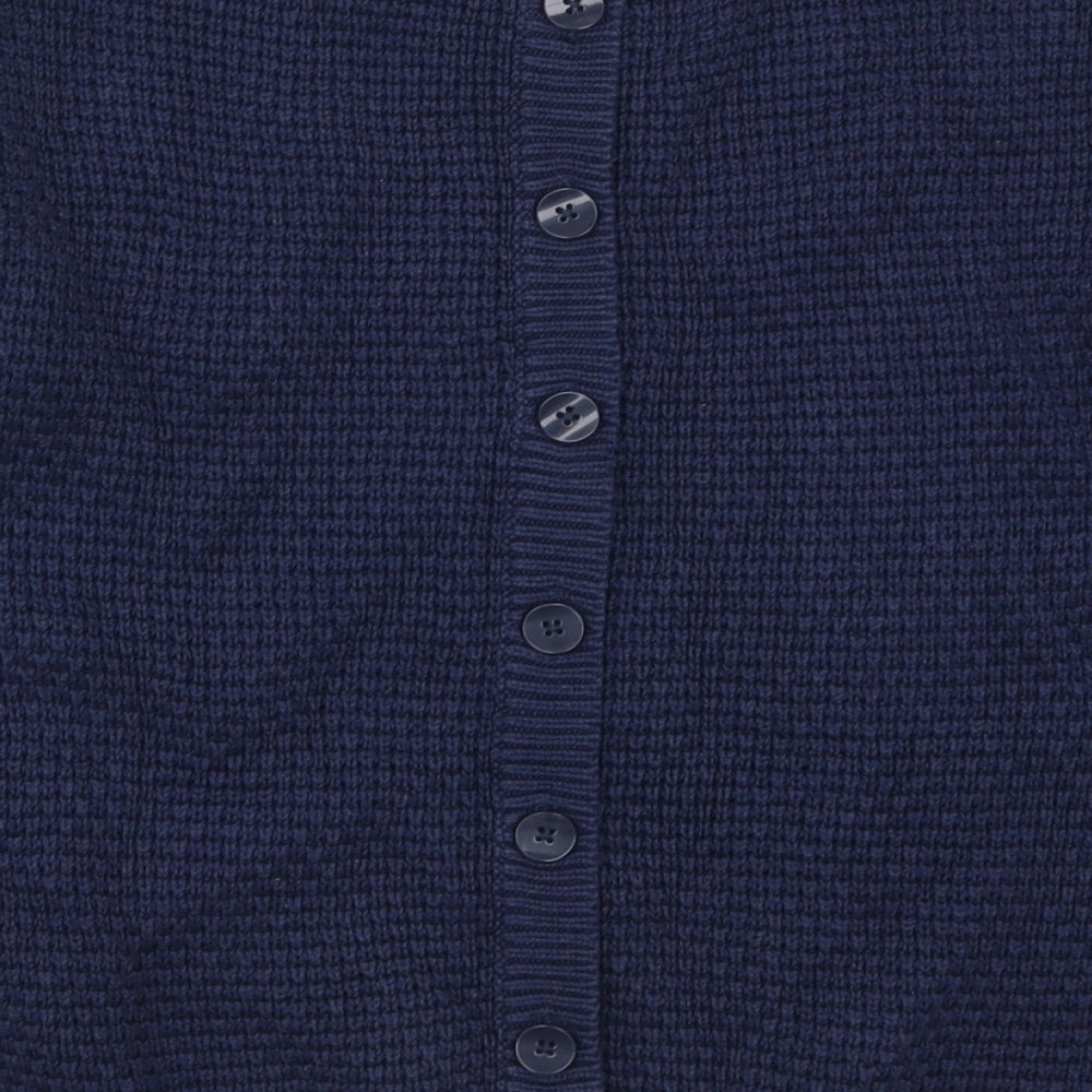 M&Co Womens Blue Knit Pullover Jumper Size 12