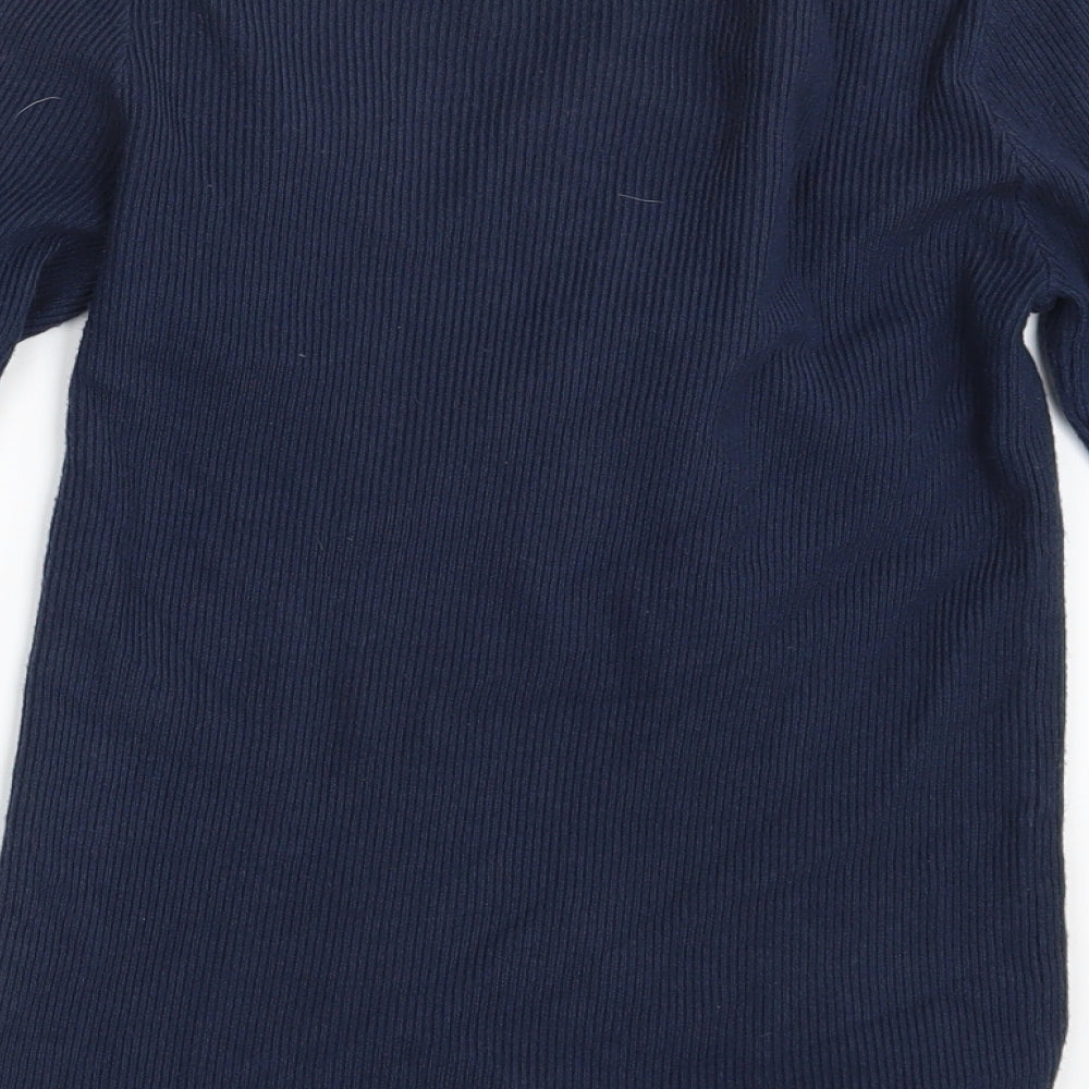 Latetitia Mem Womens Blue Basic T-Shirt One Size