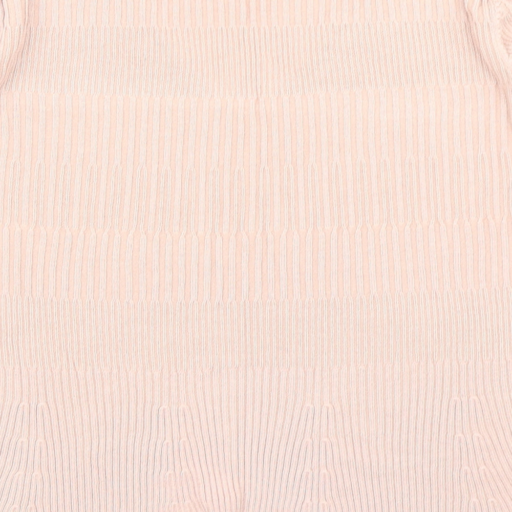 Per Uap Womens Pink Knit Pullover Jumper Size 16