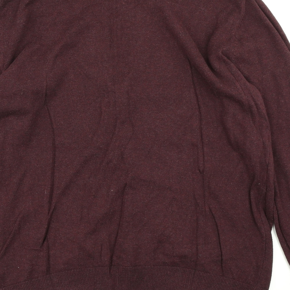 Gap Womens Purple Knit Cardigan Jumper Size L
