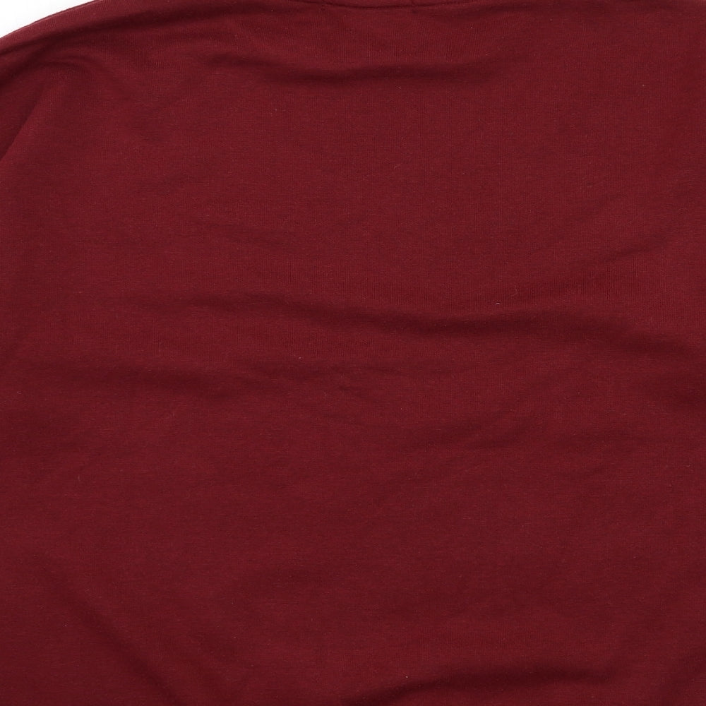 Primark Womens Red Pullover Sweatshirt Size 6