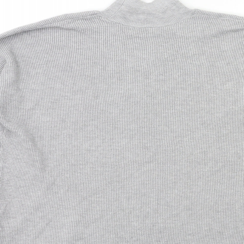 PAYTON PRIMROSE Womens Grey Knit Pullover Jumper Size M