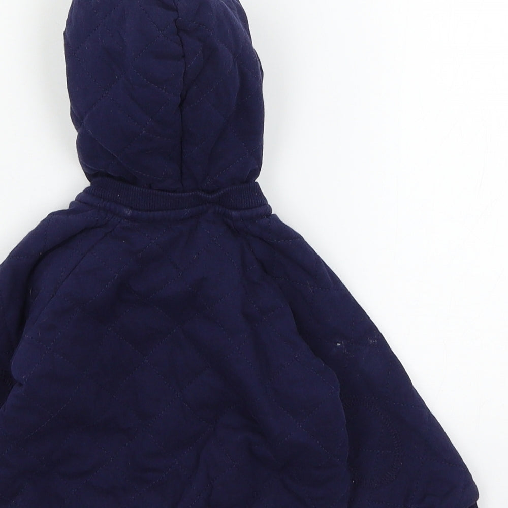 Debenhams Boys Blue Jersey Jacket Size 3-6 Months