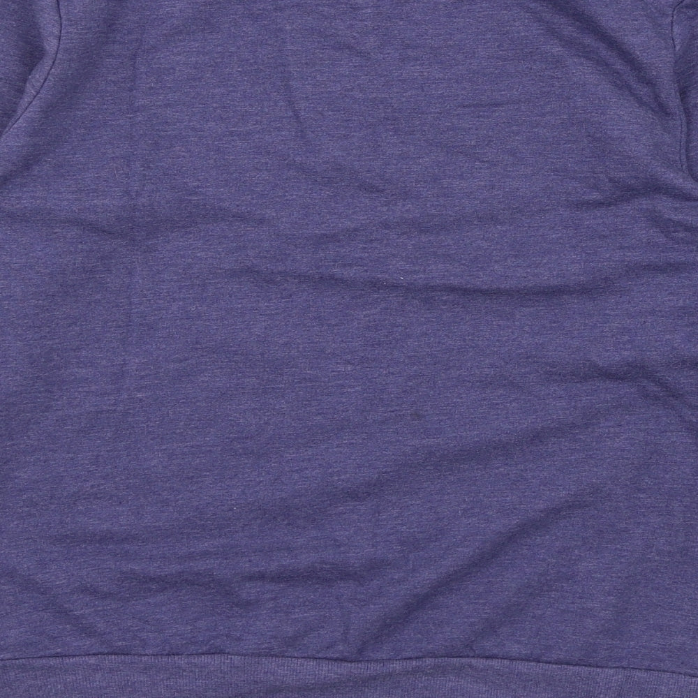 George Womens Blue Geometric Jersey Top Pyjama Top Size 8 - To the moon and back