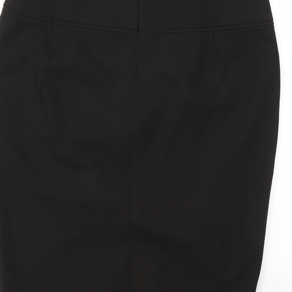 ESSENTIEL Womens Black A-Line Skirt Size 14