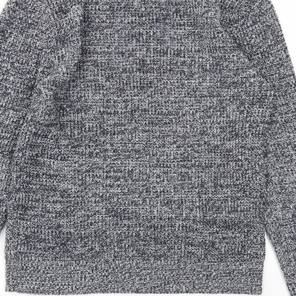 Brave Soul Mens Blue Pullover Sweatshirt Size S