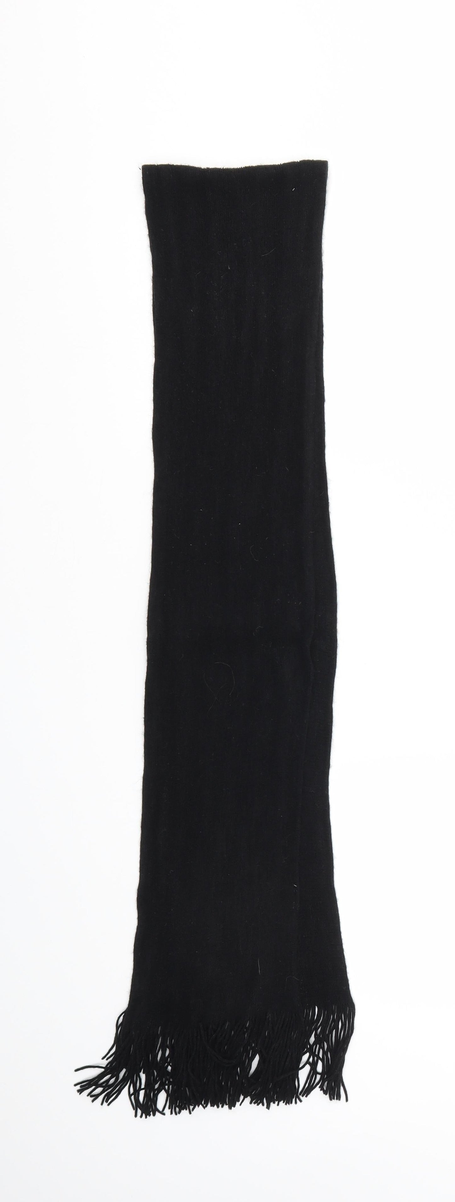Preworn Unisex Black Scarf