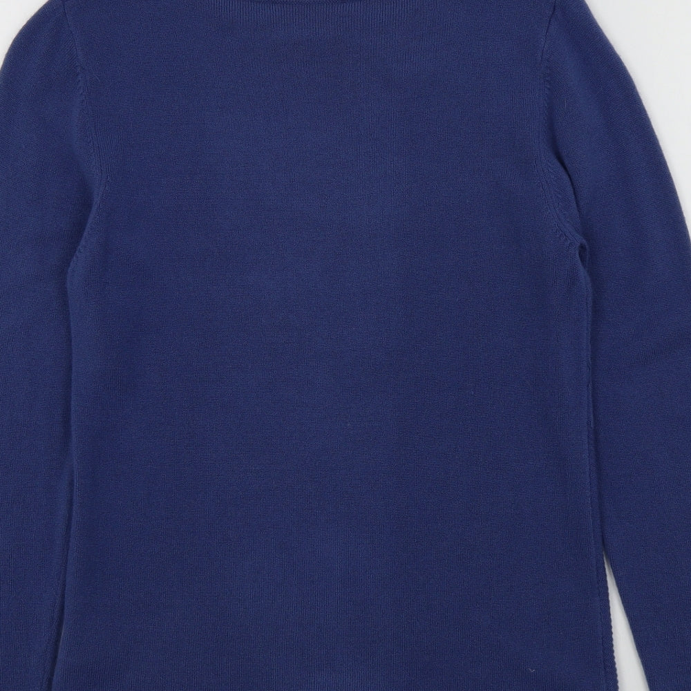 anna rose Womens Blue Pullover Jumper Size M