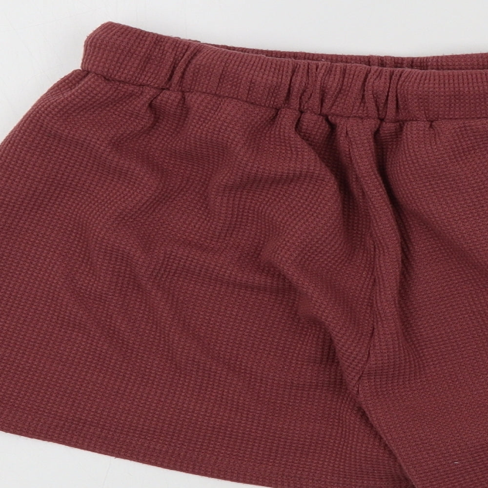 Preworn Womens Pink Colourblock Bermuda Shorts Size L