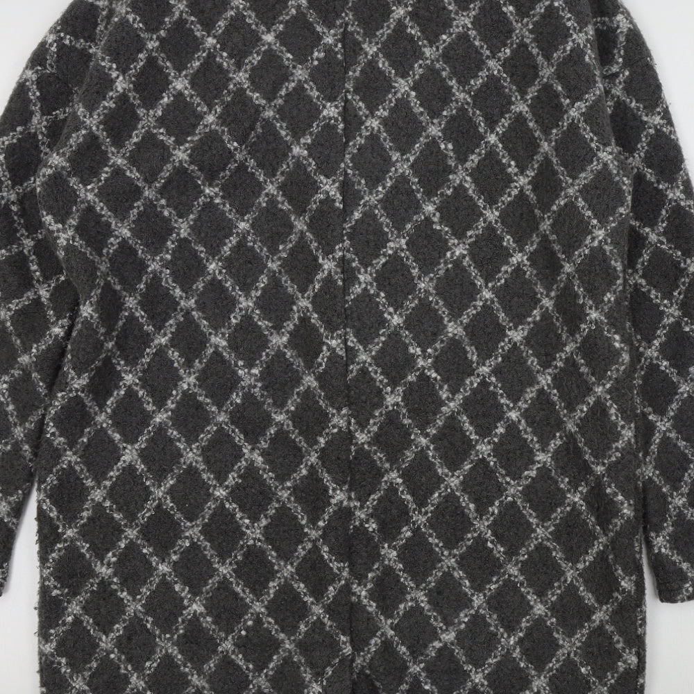 NEXT Womens Grey Geometric Jacket Size M