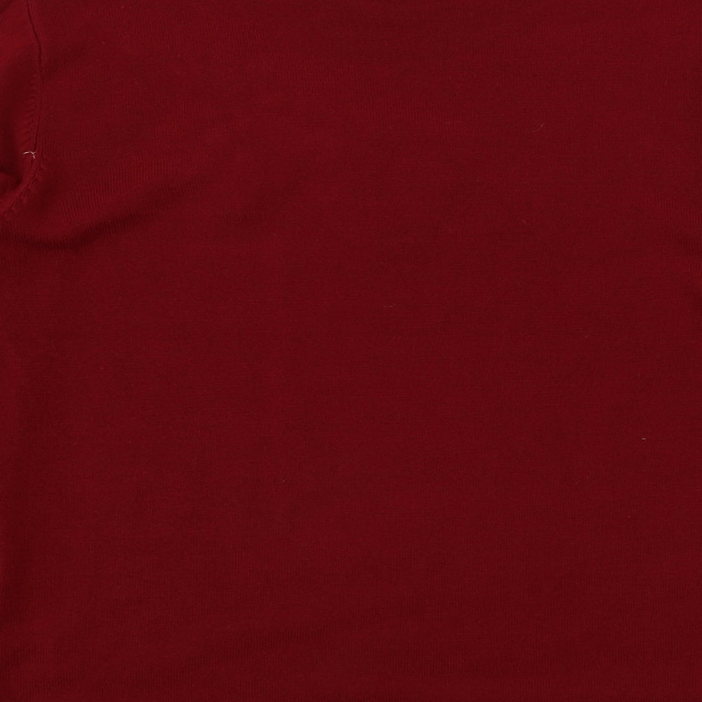 reflect Womens Red Pullover Jumper Size M