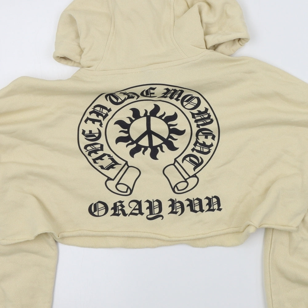 H&M Womens Beige Pullover Jumper Size XS