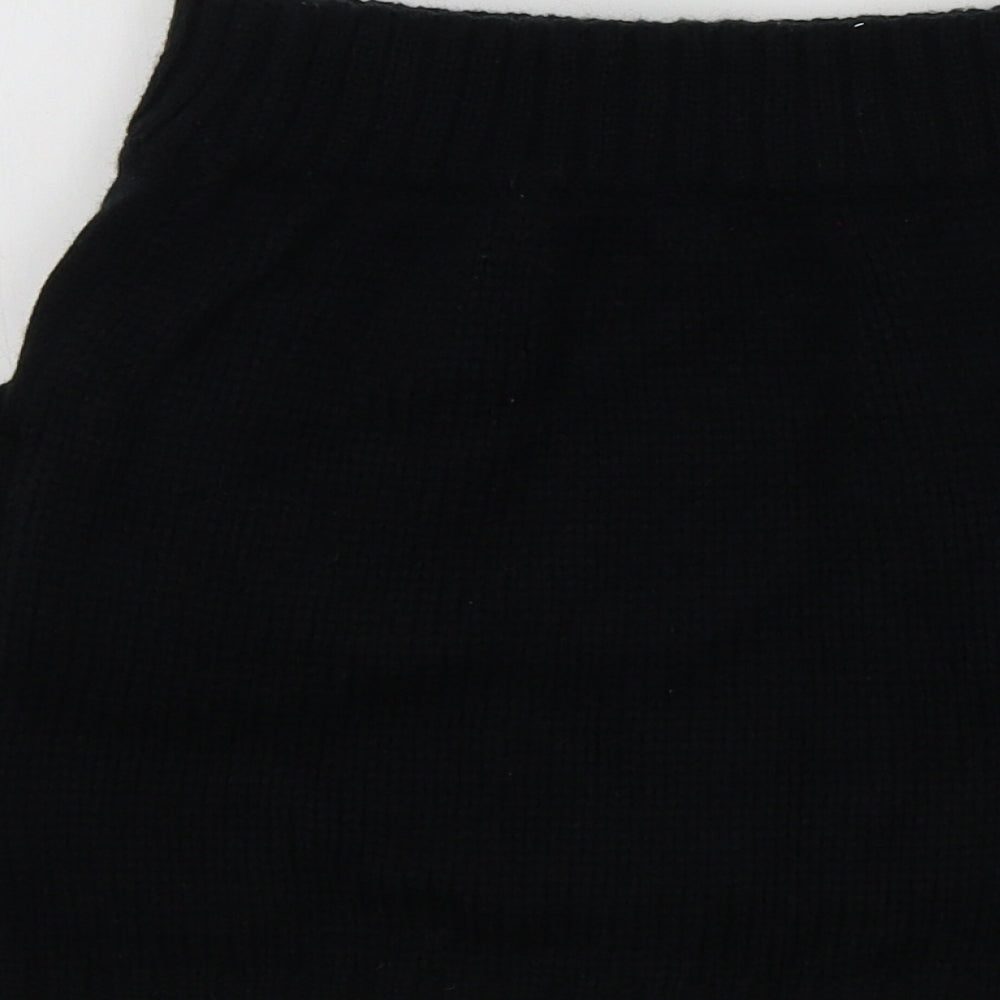 YD Girls Black A-Line Skirt Size 7-8 Years