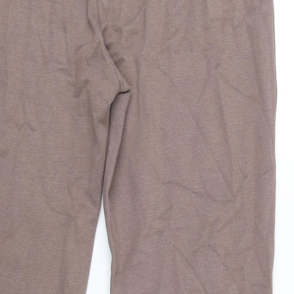 Damart Womens Brown Sweatpants Trousers Size 12 L25 in