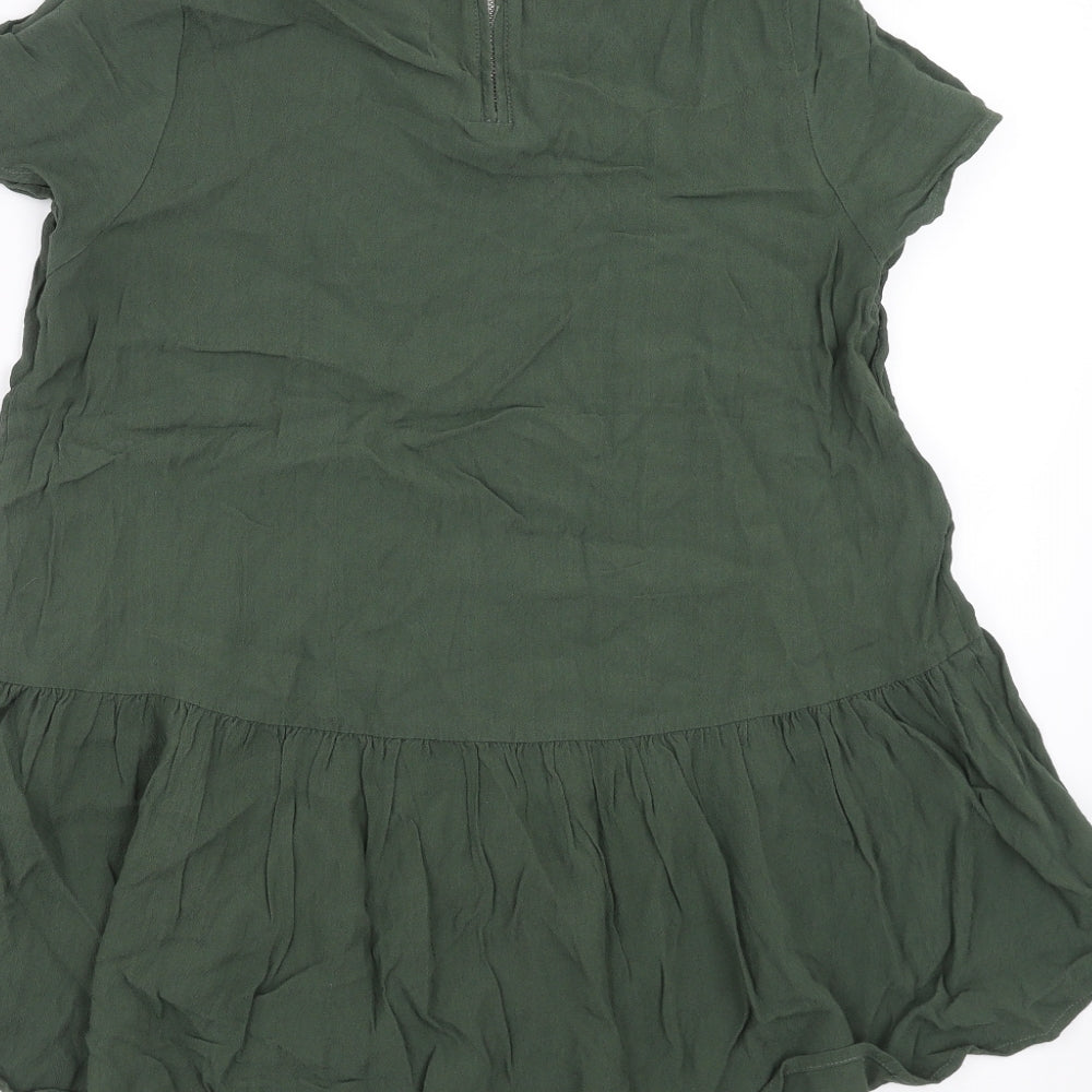 Numph Womens Green Basic Blouse Size 6