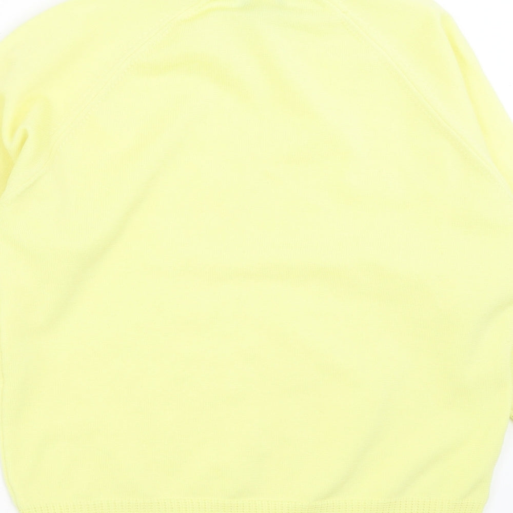 Gilwear Womens Yellow Knit Pullover Jumper Size S