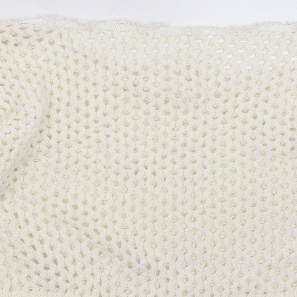 F&F Womens Ivory Knit Pullover Jumper Size 16