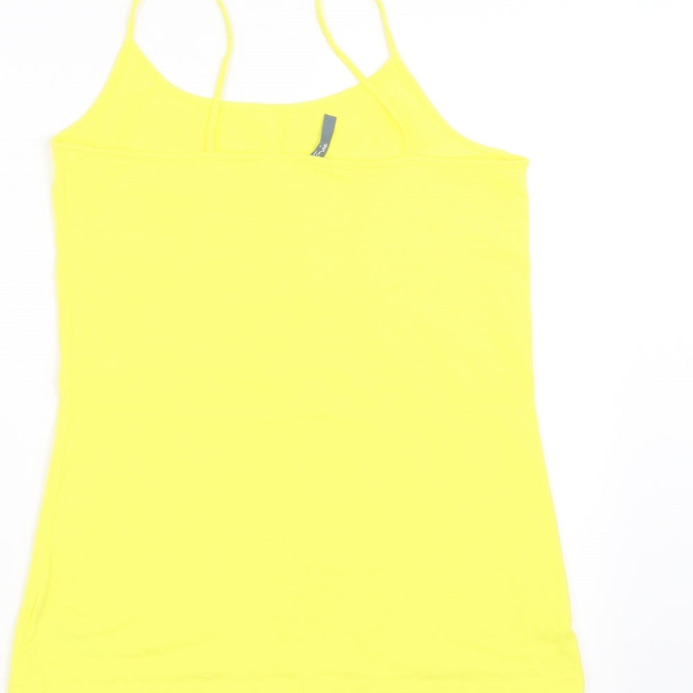 Evie Womens Yellow Camisole T-Shirt Size 16