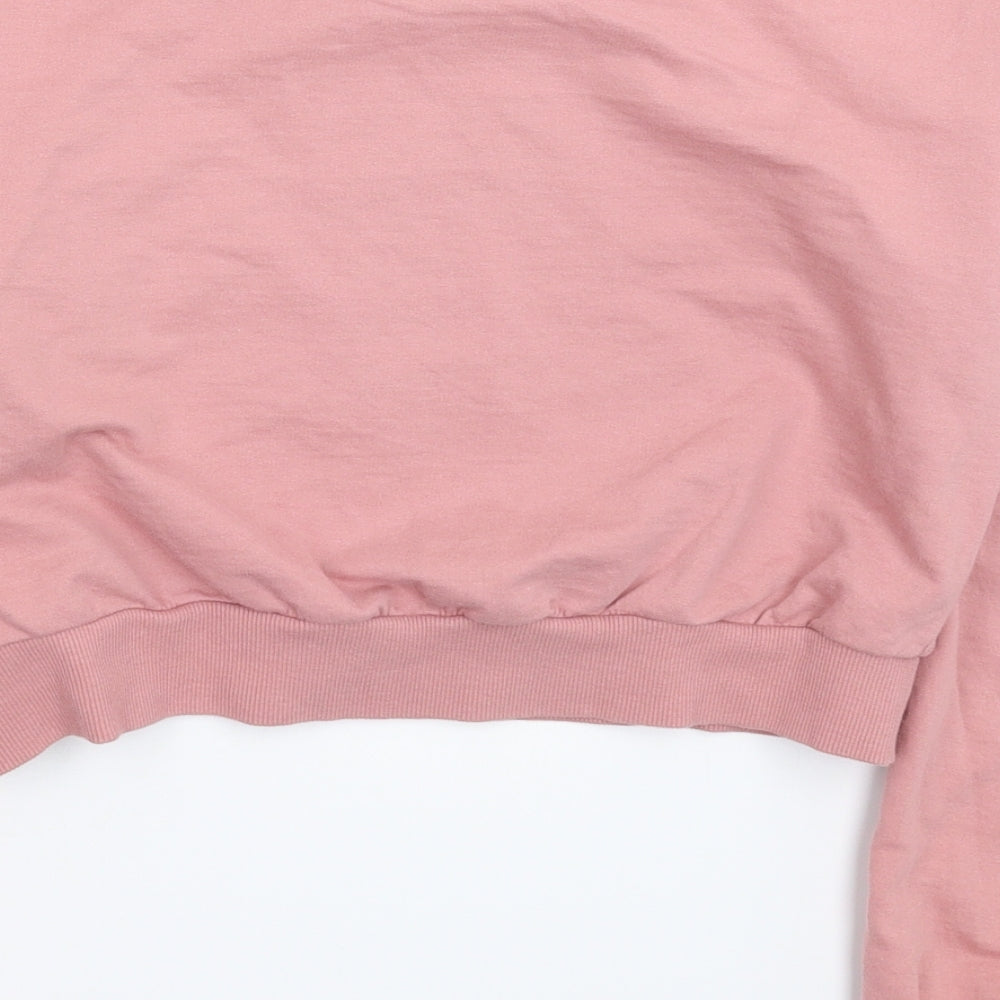 Select Womens Pink Pullover Sweatshirt Size M