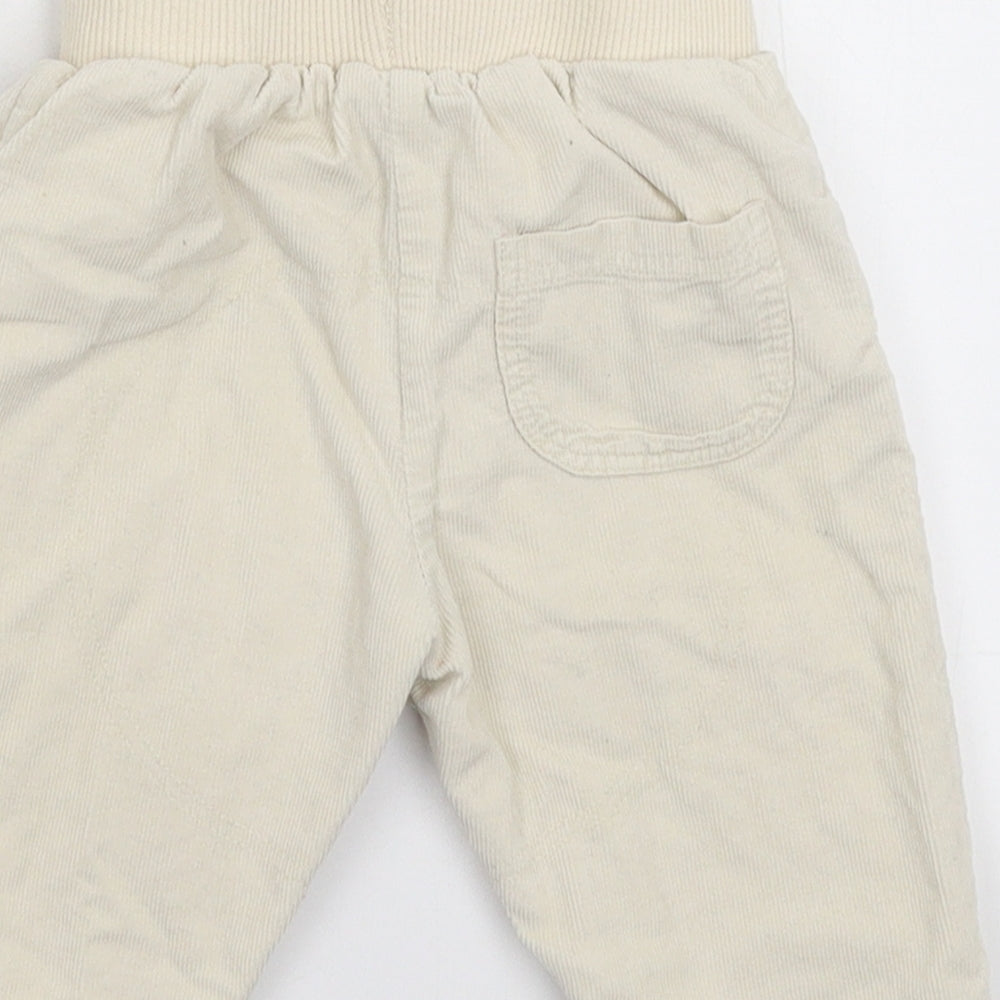 TU Baby Grey Corduroy Capri Trousers Size 6-9 Months