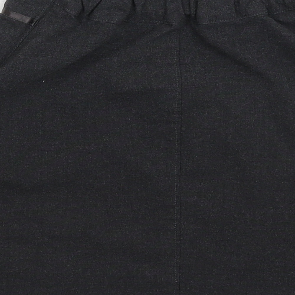 BHS Girls Grey A-Line Skirt Size 7 Years