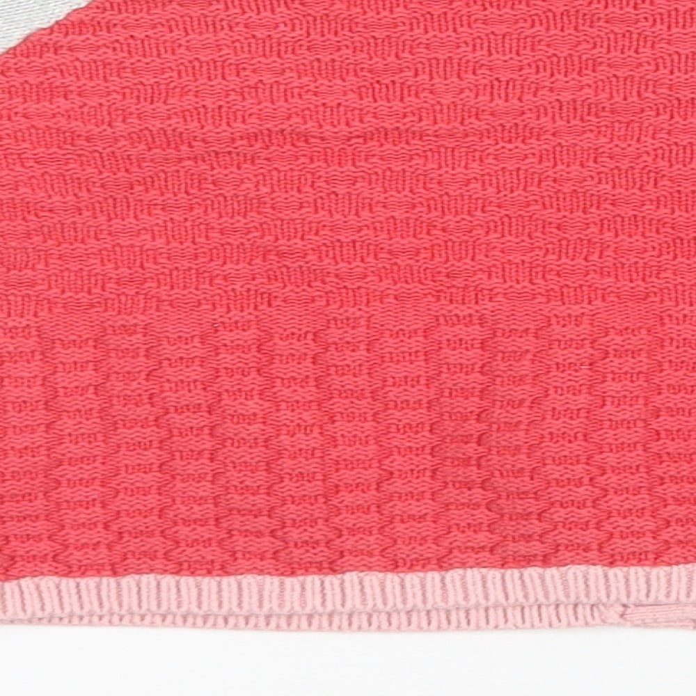 Preworn Girls Pink Knit Pullover Sweatshirt Size 5 Years