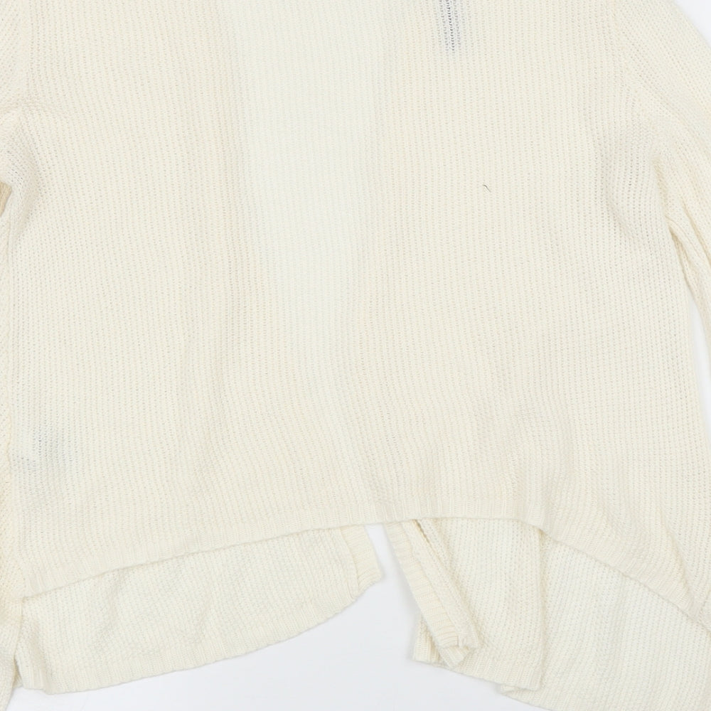 H&M Womens Ivory Cardigan Jumper Size S