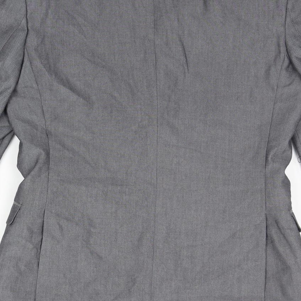 limehaus Womens Grey Jacket Suit Jacket Size 10