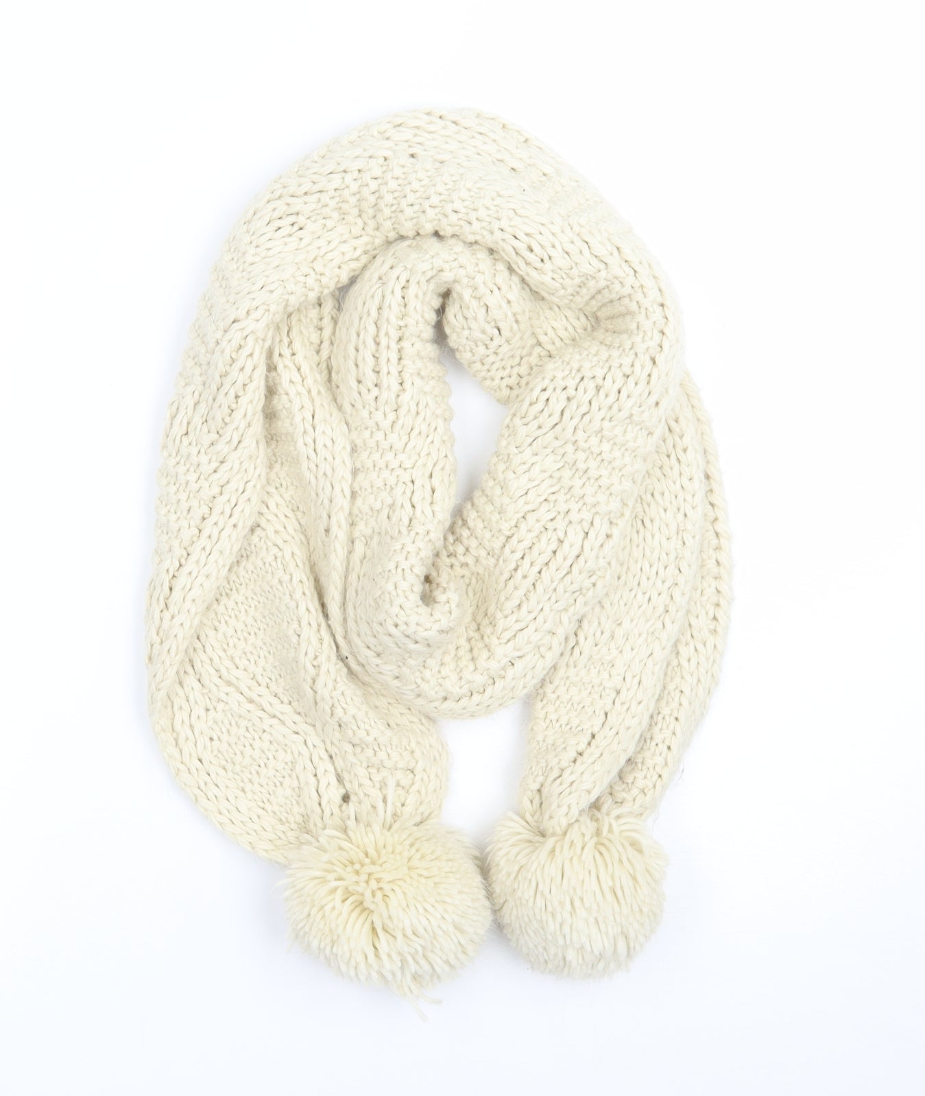 Topshop Womens Beige Scarf