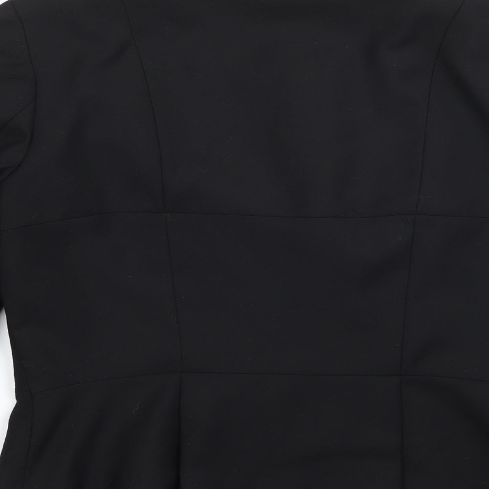 H&M Womens Black Jacket Coat Size 8
