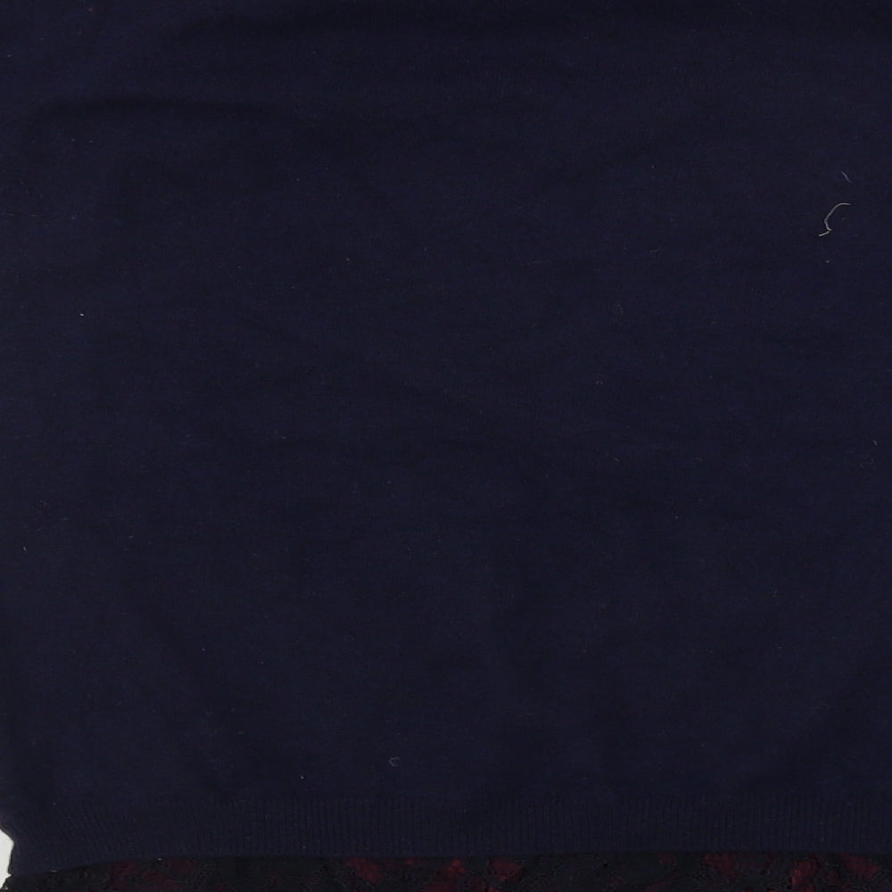 JUCCA Womens Blue Pullover Jumper Size S