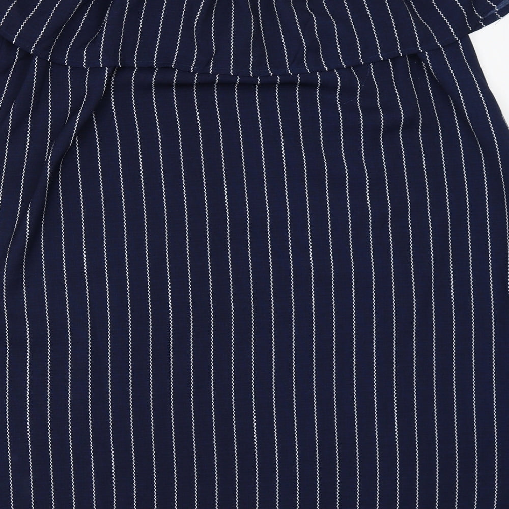 Boohoo Womens Blue Mini Size 12