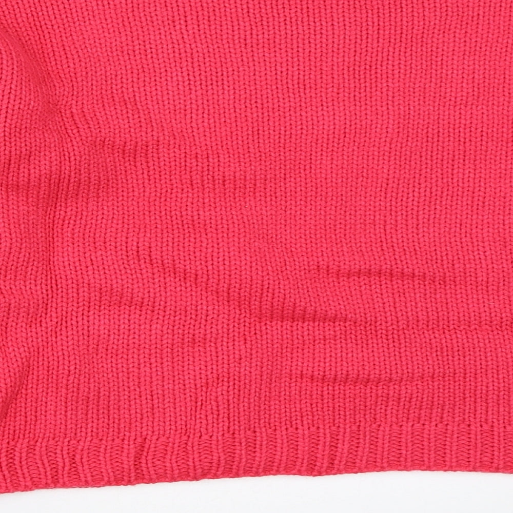 SHEIN Womens Pink Pullover Jumper Size M
