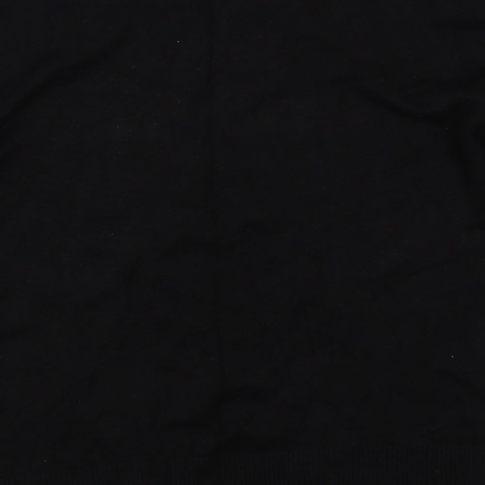 M&Co Womens Black Pullover Jumper Size 12