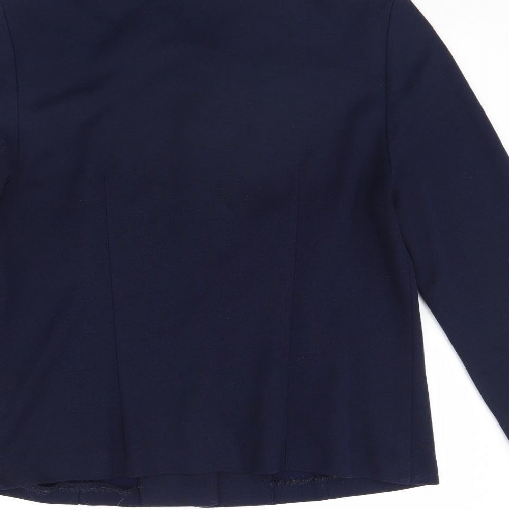 gordon wyatt Womens Blue Jacket Size 14