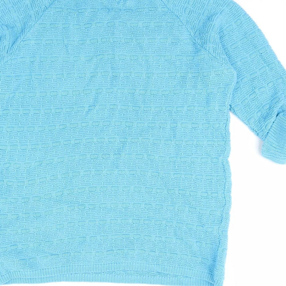 ICY Womens Blue Pullover Jumper Size XL