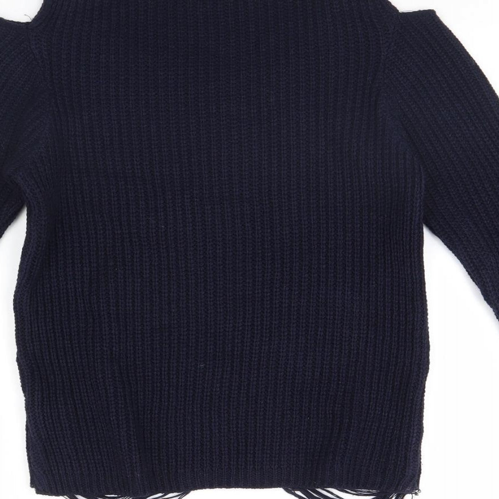 Select Womens Blue Pullover Jumper Size 8