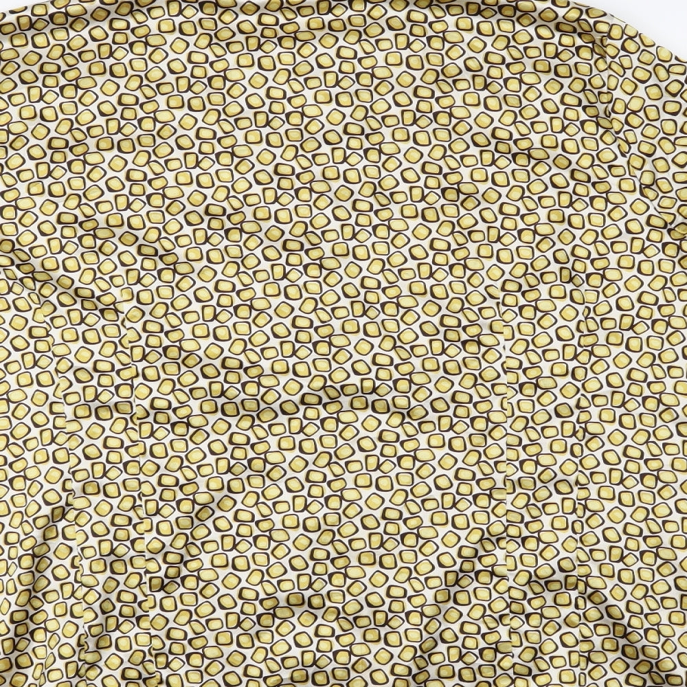 Bonmarché Womens Gold Polka Dot Top Pyjama Top Size 24